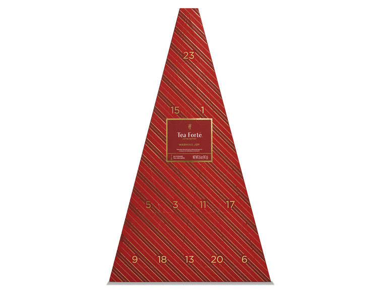 Warming Joy Advent Calendar with doors closed, facing front