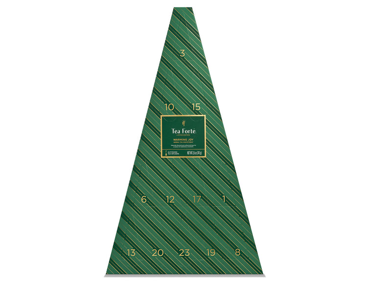Warming Joy Herbal Advent Calendar with doors closed, facing front