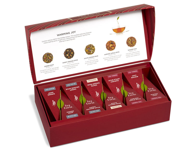 Warming Joy Gift Set, Mini Petite Box, open 