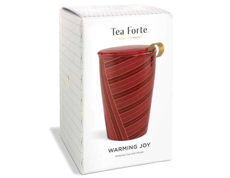 Warming Joy KATI Steeping Cup in its white retail box