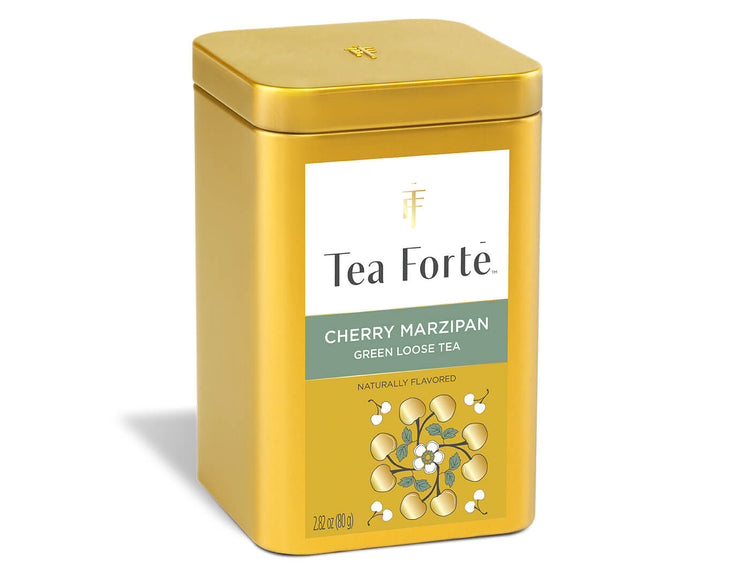 Cherry Marzipan Loose Leaf Tea Canister - side view