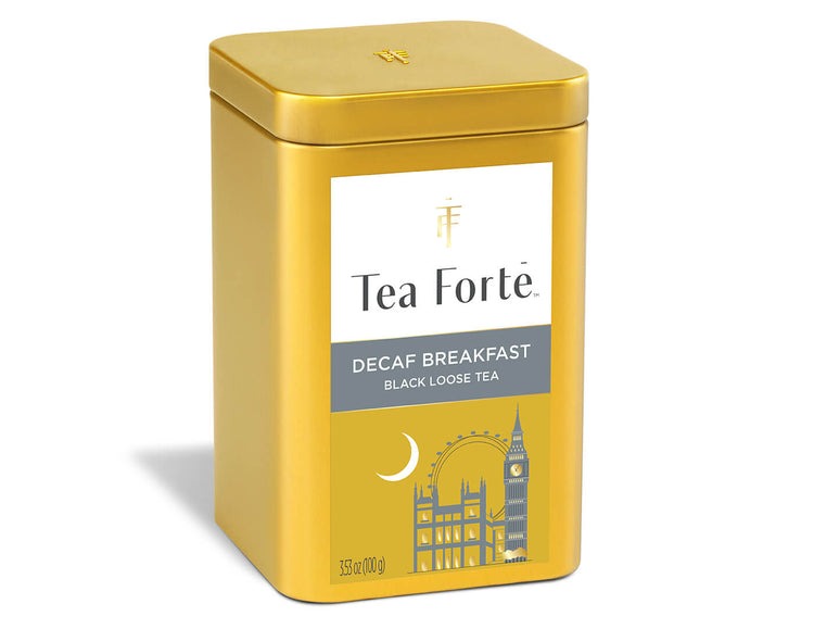3C Loose Leaf Tea Canisters Decaf Breakfast Tea - side view