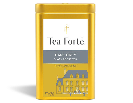 3C Loose Leaf Tea Canisters Earl Grey Tea - front view