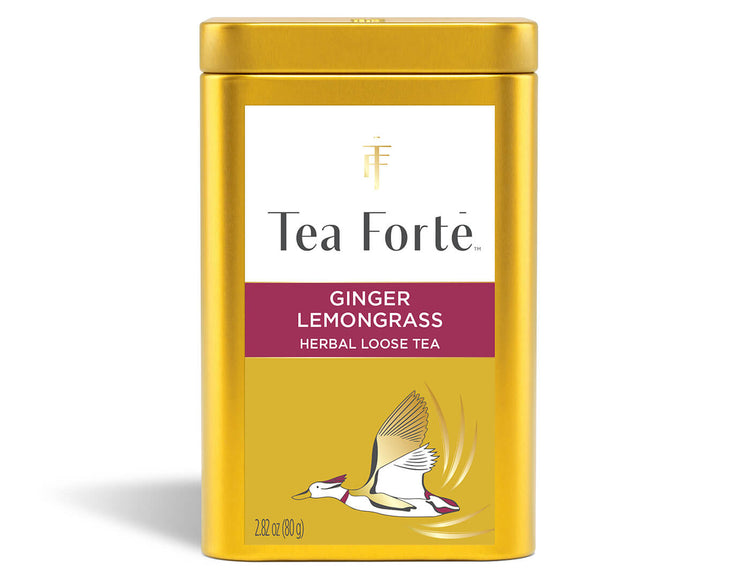 3C Loose Leaf Tea Canisters Ginger Lemongrass - fornt view