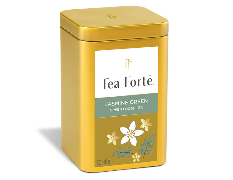 3C Loose Leaf Tea Canisters Jasmine Green Tea - side view