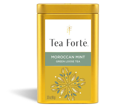Loose Leaf Tea Canisters Moroccan Mint Tea - front view