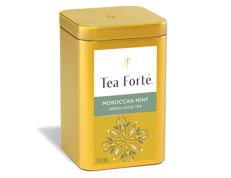 Loose Leaf Tea Canisters Moroccan Mint Tea - side view