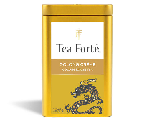 Loose Leaf Tea Canisters Oolong Créme  -front view