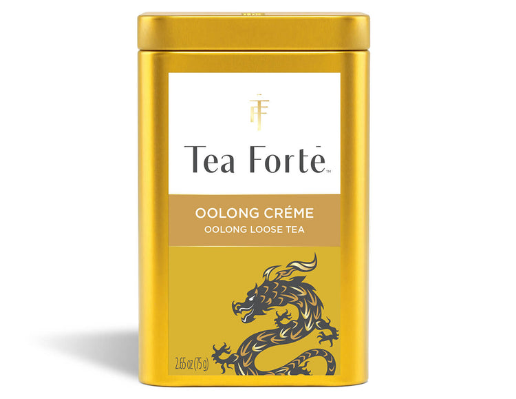 Loose Leaf Tea Canisters Oolong Créme  -front view