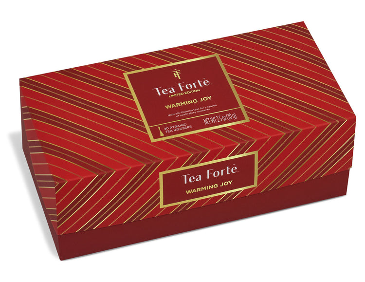 Presentation Box Warming Joy, of 20 tea infusers, lid closed