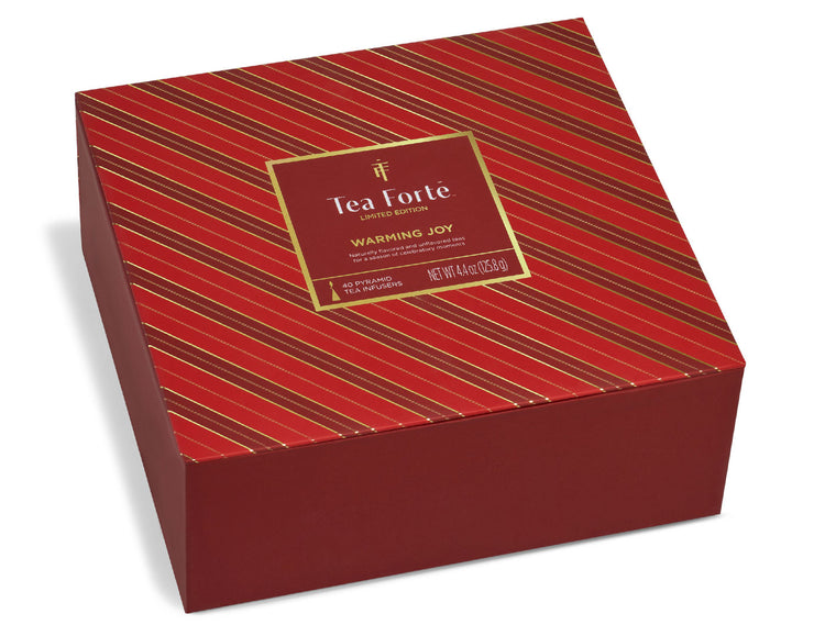 Tea Chest Warming Joy of 40 teas, closed lid