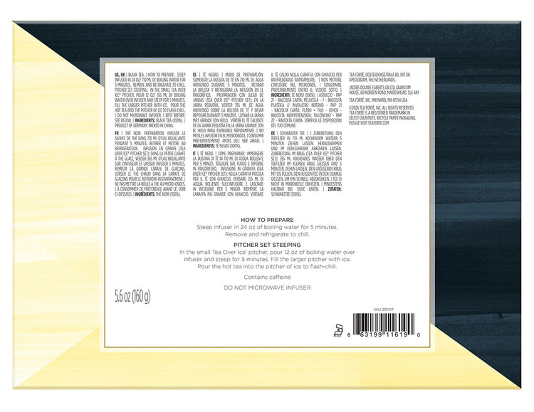 Ceylon Gold Tea Over Ice Bulk Pack of 20 teas, back side