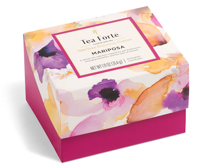 Mariposa Gift Set Mini Petite Box of 10 teas, closed