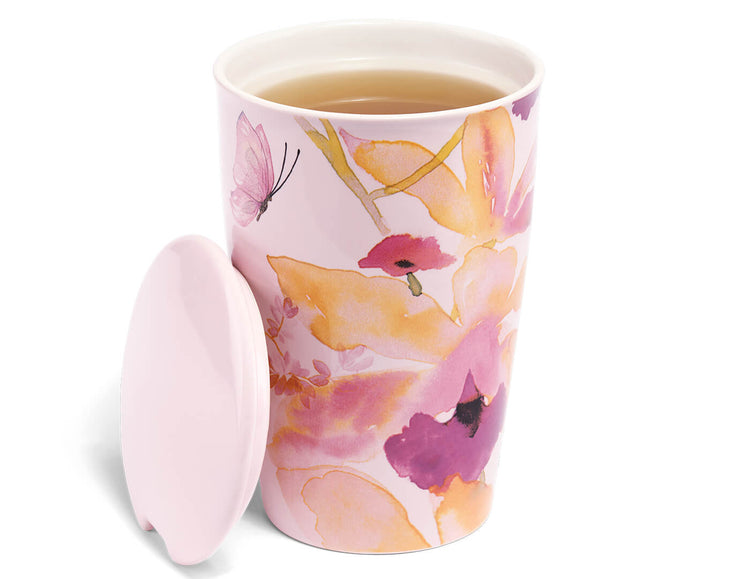 Mariposa Kati Steeping Cup, open with lid