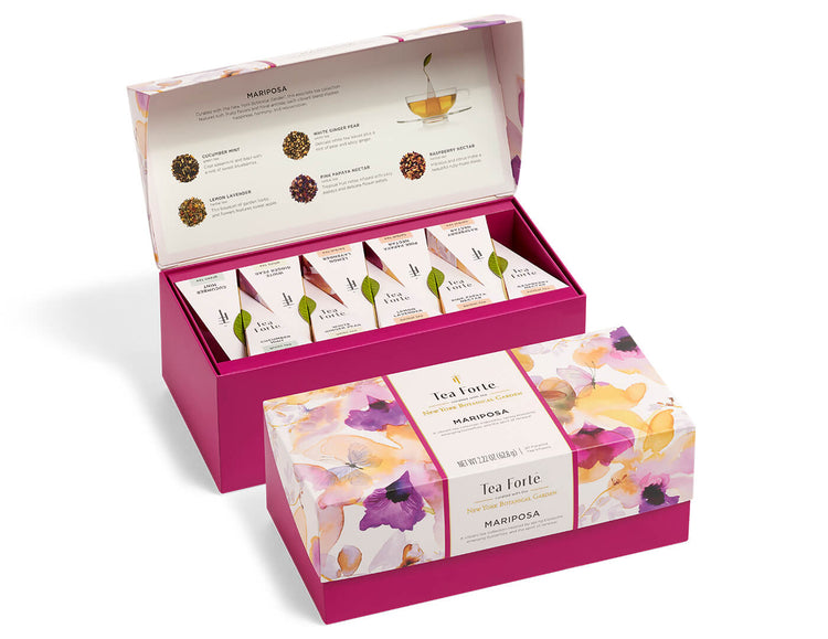 Mariposa Presentation Box, open and closed