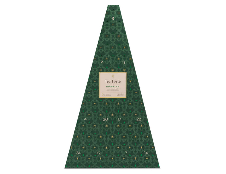 Warming Joy Herbal Advent Calendar with doors closed, front view