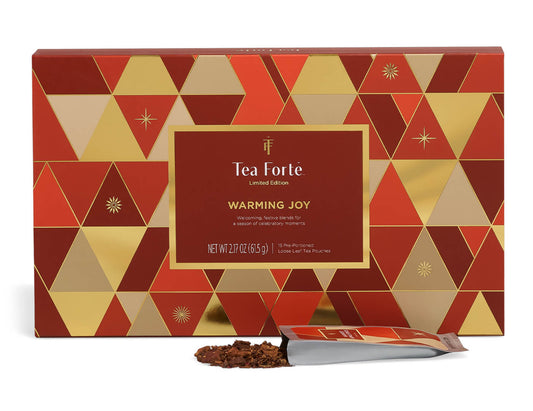 Single Steeps Sampler Warming Joy of 15 loose tea pouches