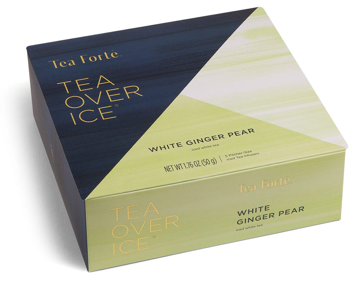 White Ginger Pear Tea Over Ice 5pk.